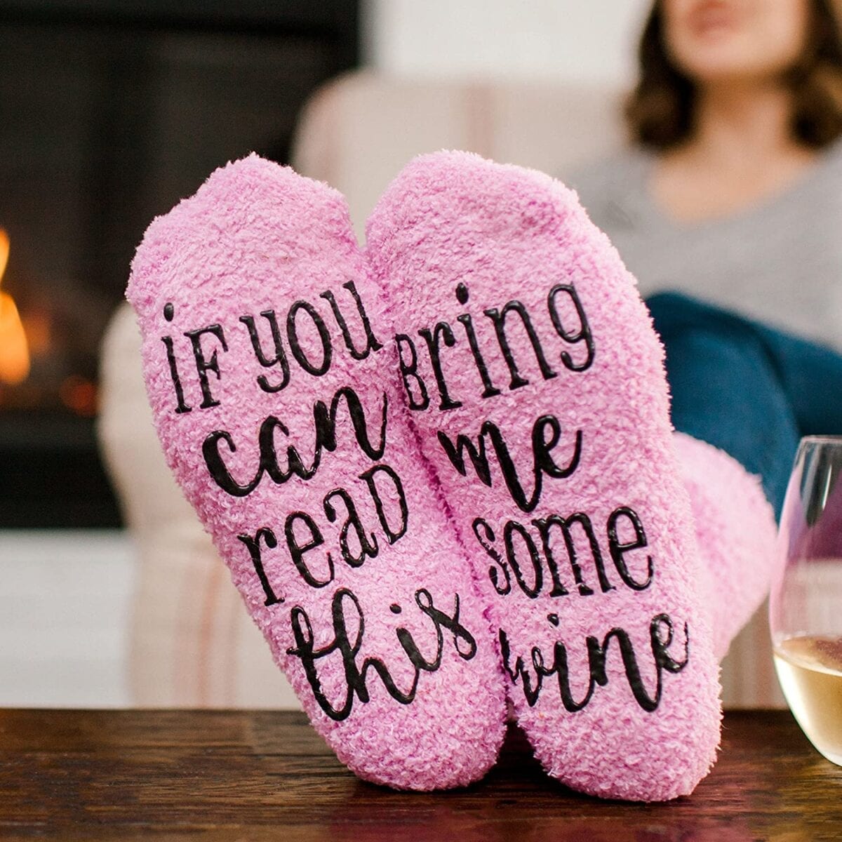 Bring Me Wine Socks  | Mothers Day Gift Ideas