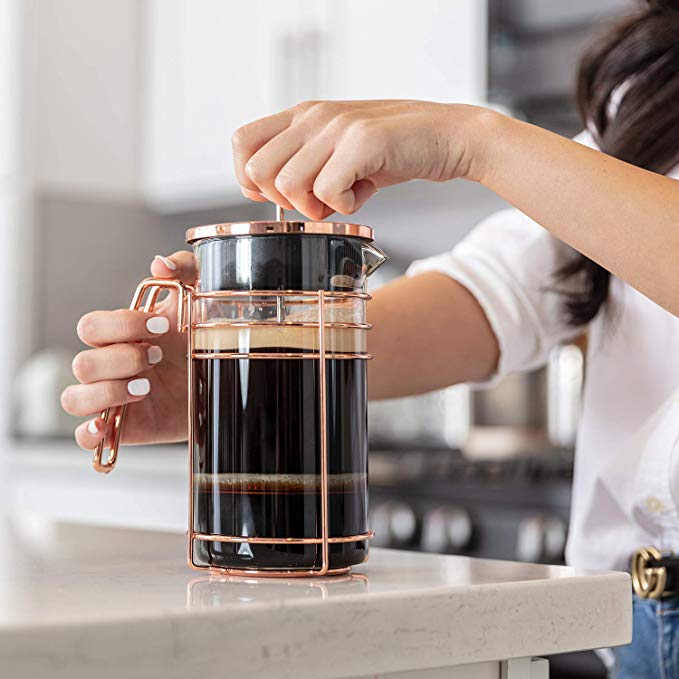 Rose Gold French Press | Mothers Day Gift Ideas
