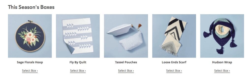 Bluprint Craft Subscription Box for Adults