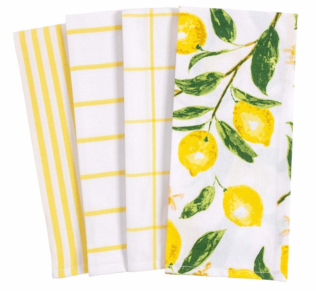 Lemon dish towel set | Spring Decor Ideas for Your Home