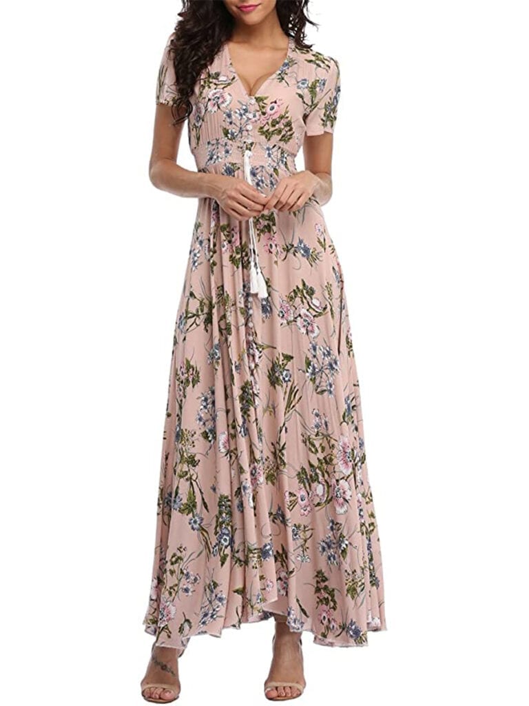 Boho Floral Maxi-Dress | Must-Have Casual Summer Dresses Under $50