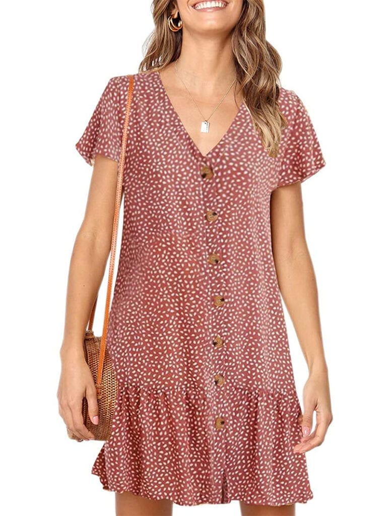 Ruffled Button-Down Dress | Must-Have Casual Summer Dresses Under $50