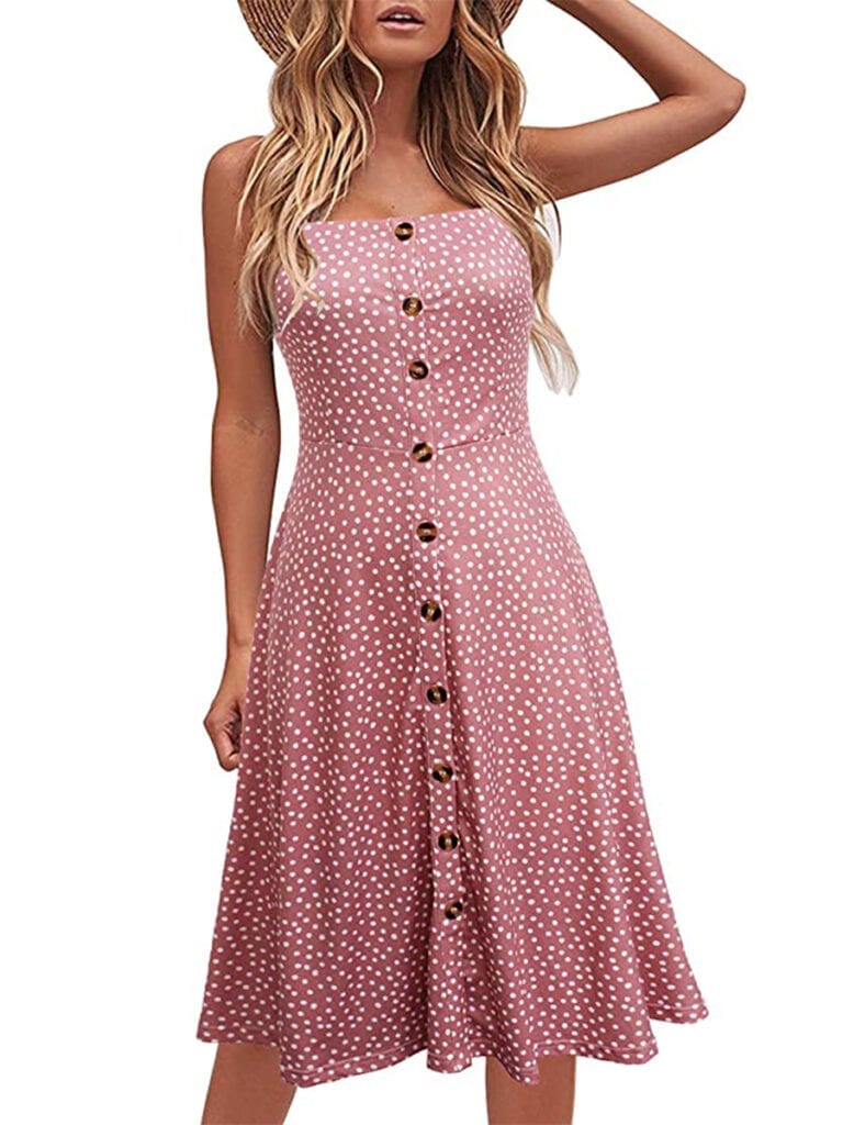 Polka-dot Midi Dress | Must-Have Casual Summer Dresses Under $50