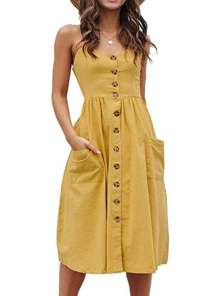 Boho Button-Down Midi Dress | Must-Have Casual Summer Dresses Under $50