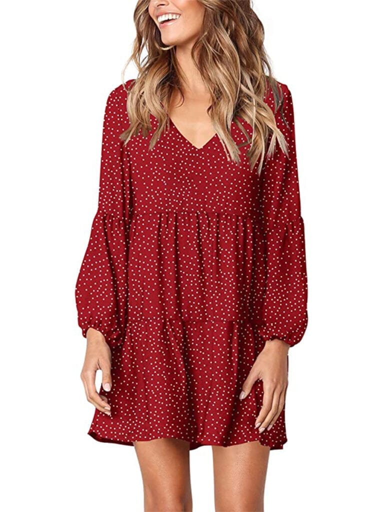 Long Sleeve Boho Swing Dress | Must-Have Casual Summer Dresses Under $50