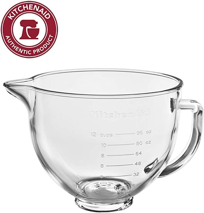 Glass Mixing Bowl Accessory for KitchenAid Stand Mixer
