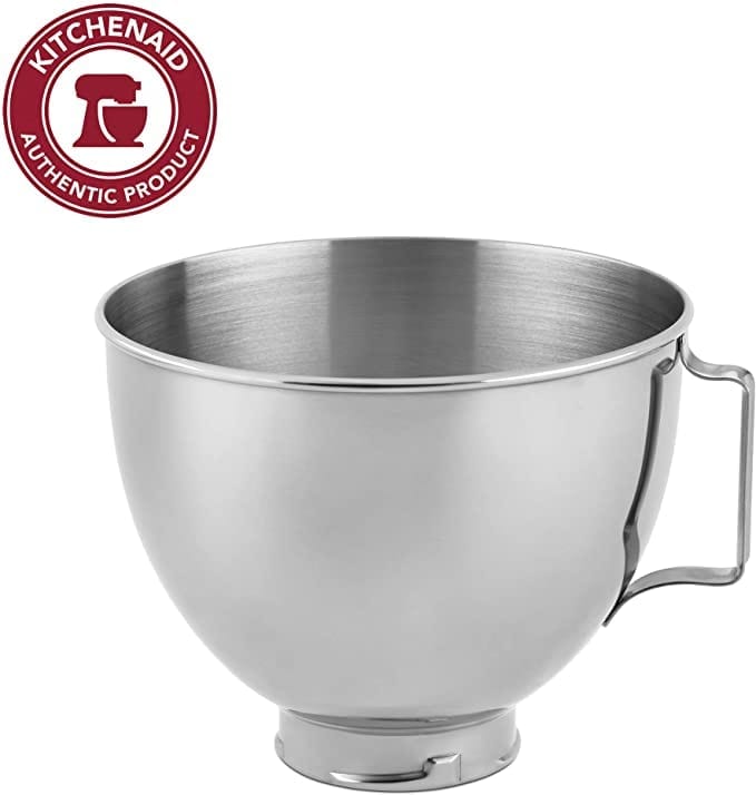 Stainless Steel Mixing Bowl Accessory for KitchenAid Stand Mixer