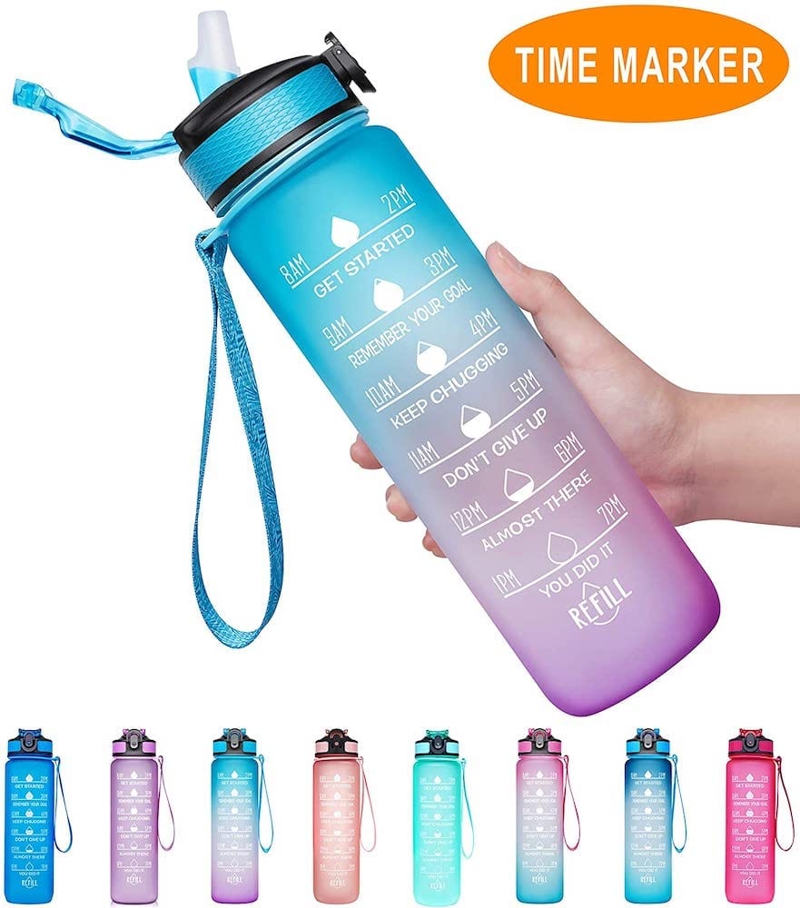 Intake-Tracking Water Bottle | Exercise Accessories To Get In Shape At Home