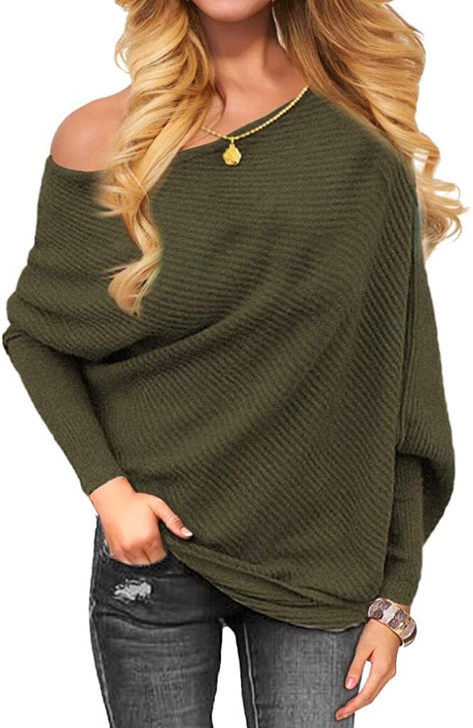 Off the Shoulder Knit Sweater | Fall Outfit Ideas: 30+ Must-Haves For Your Autumn Wardrobe