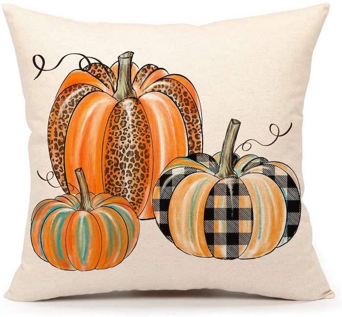 Pumpkin Fall Pillow Cover