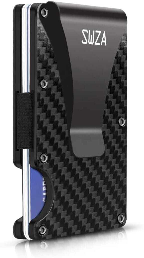 Carbon Fiber Slim Wallet | Gift Ideas for Men Under $25