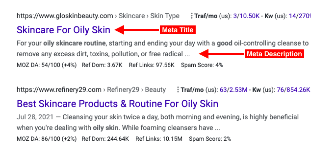 Meta Description Example