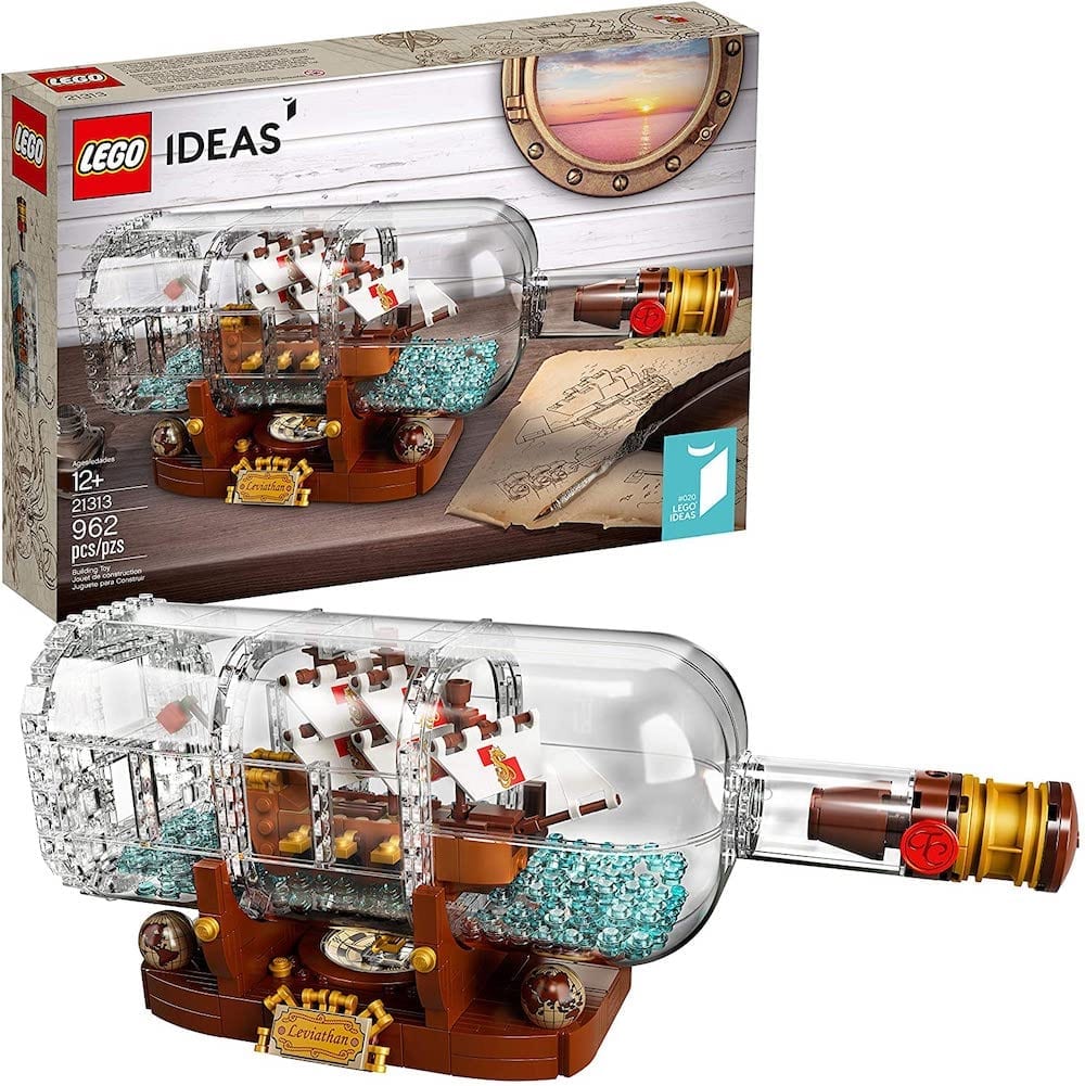 Lego Gift Set - Ship in a Bottle | Gift Ideas for Men Under $100