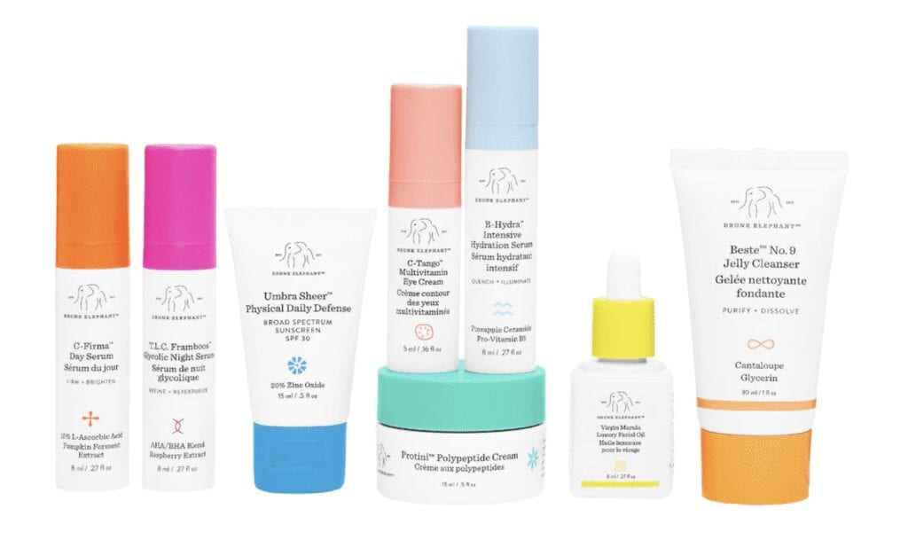 The Littles Drunk Elephant Skincare Sample Pack