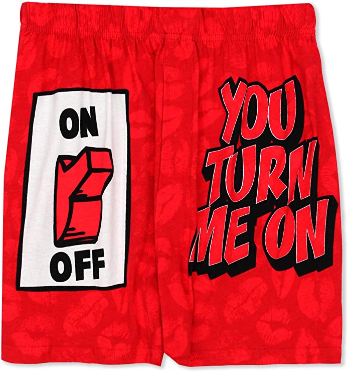 You Turn Me On Boxers | Valentines Day Gift Ideas for Him