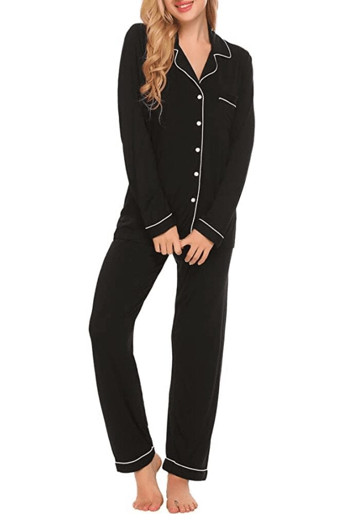 Button-Up Pajama Set | The Best Loungewear Sets You Need to Add To Your Wardrobe