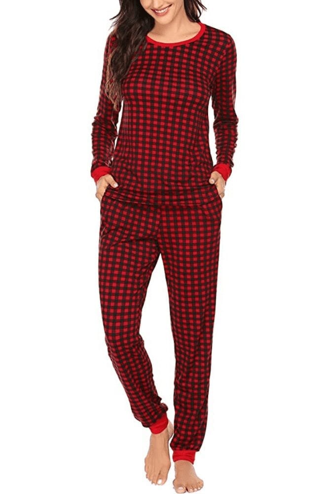 Red Plaid Pajama Set | The Best Loungewear Sets You Need to Add To Your Wardrobe