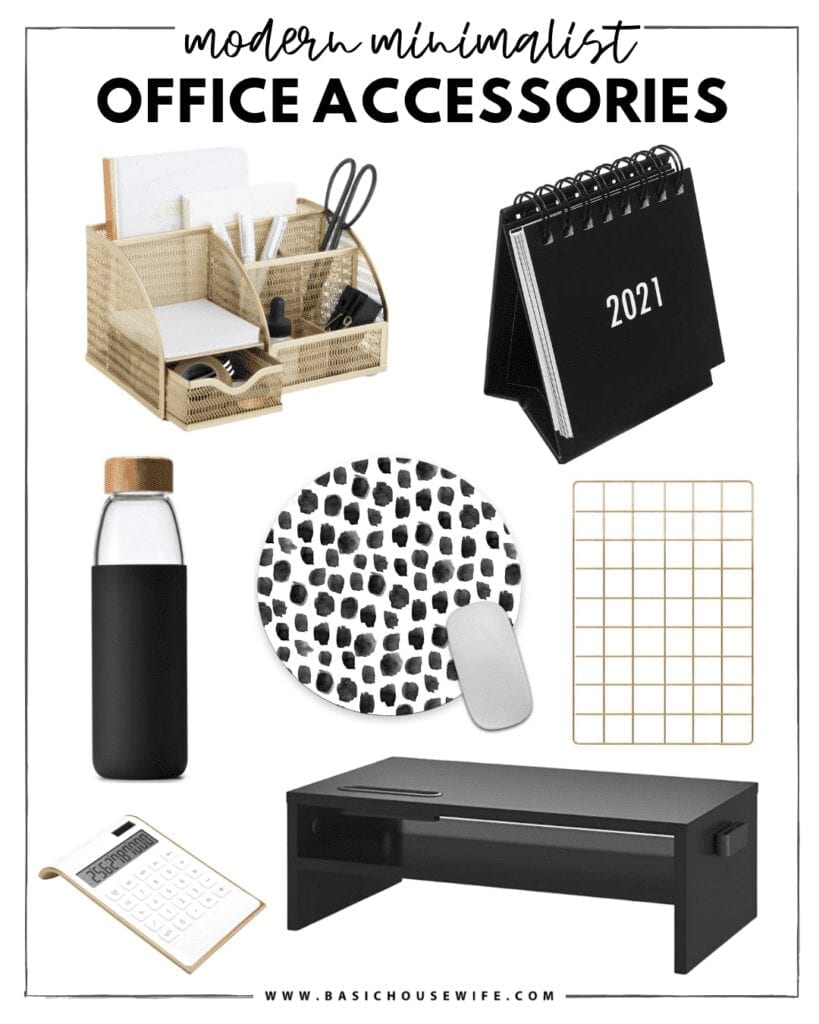 Modern & Minimalist Gold Office Decor & Desk Accessories
