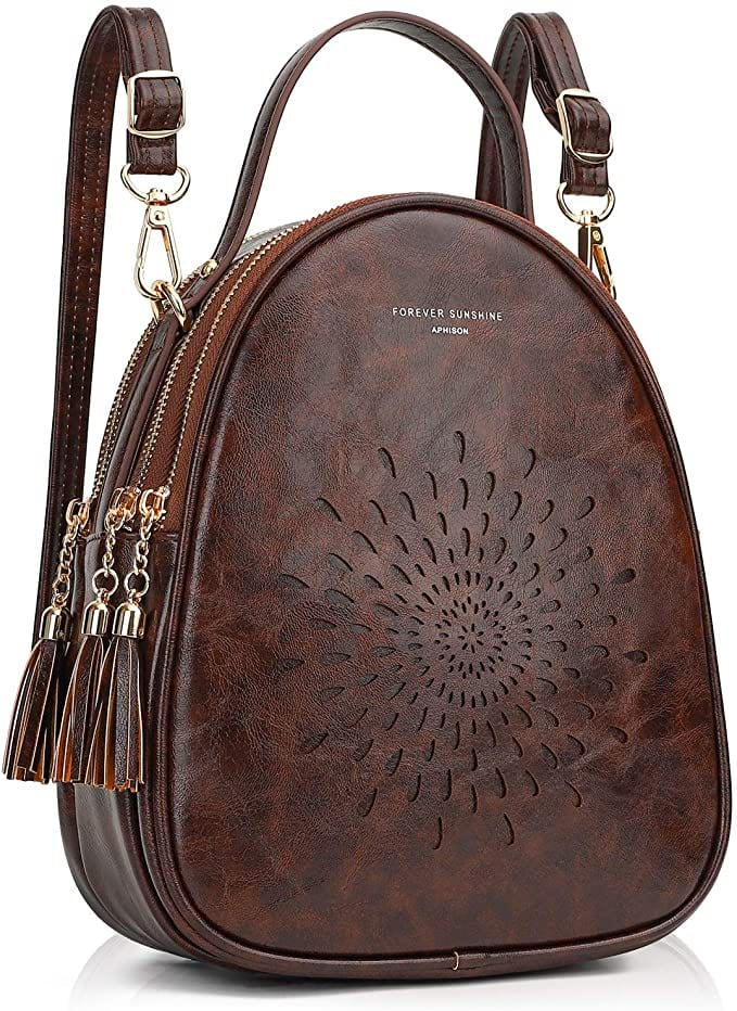 Brown Boho Backpack | Cute Backpacks for Women From Amazon