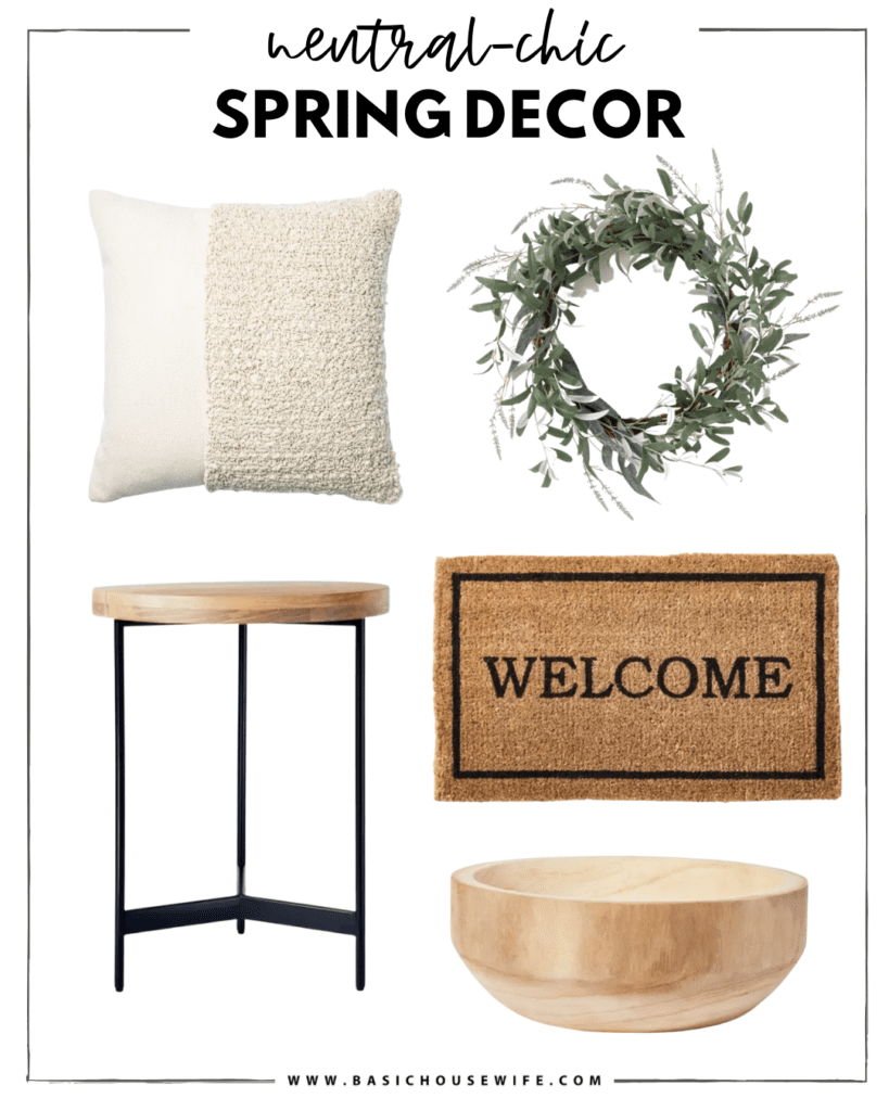 Neutral Chic Spring Home Decor at Target