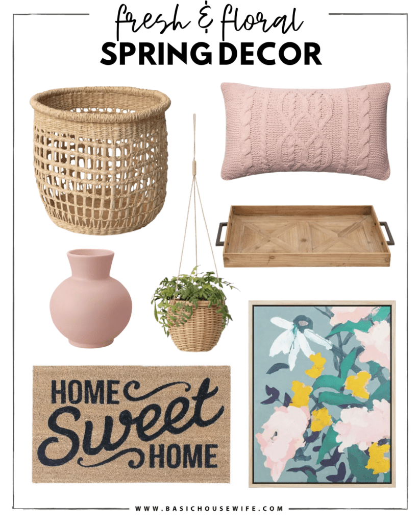 Fresh and Floral Spring Home Decor at Target