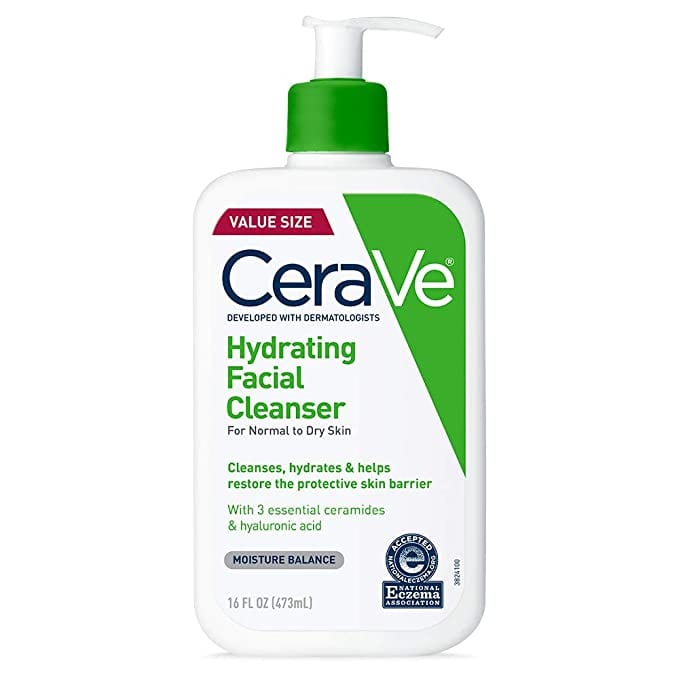 CeraVe Hydrating Facial Cleanser | Best-Selling Facial Cleansers on Amazon