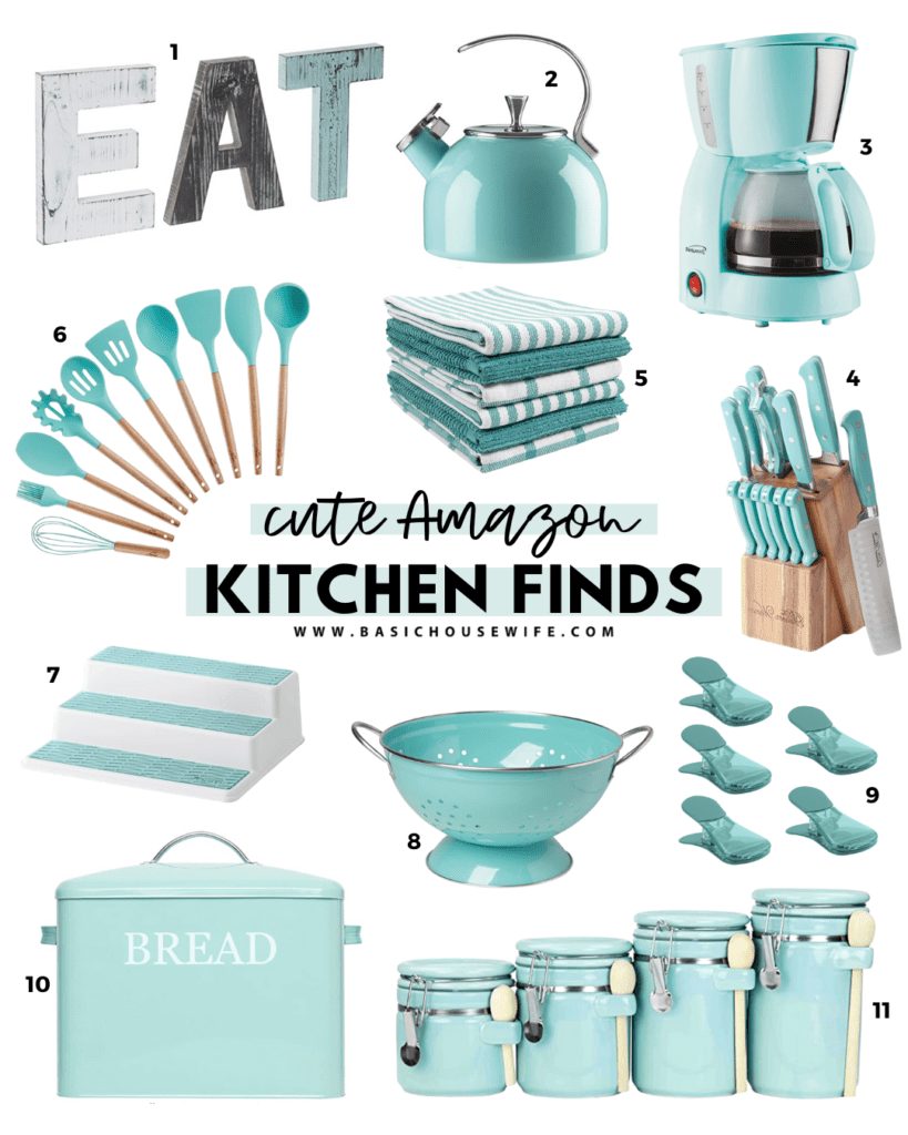 Teal Blue Kitchen Accessories | Turquoise Kitchen | 