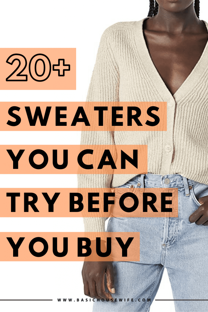 20+ Fall Sweaters and Cardigans That You Can Try Before You Buy