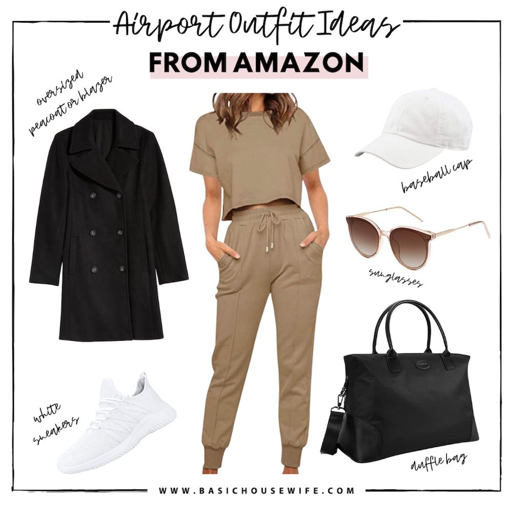 Cute & Comfy Airport Outfit Ideas - The Basic Housewife