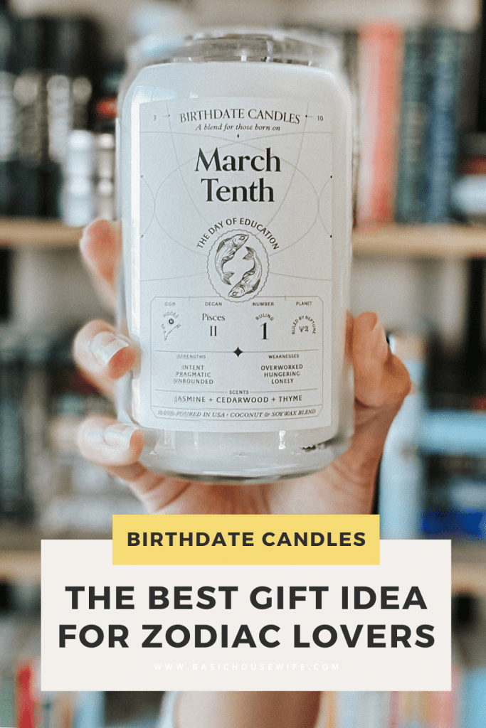 The Best Birthday Candles for Zodiac Lovers | Birthdate Co Review | Astrology Gift Ideas | Basic Housewife