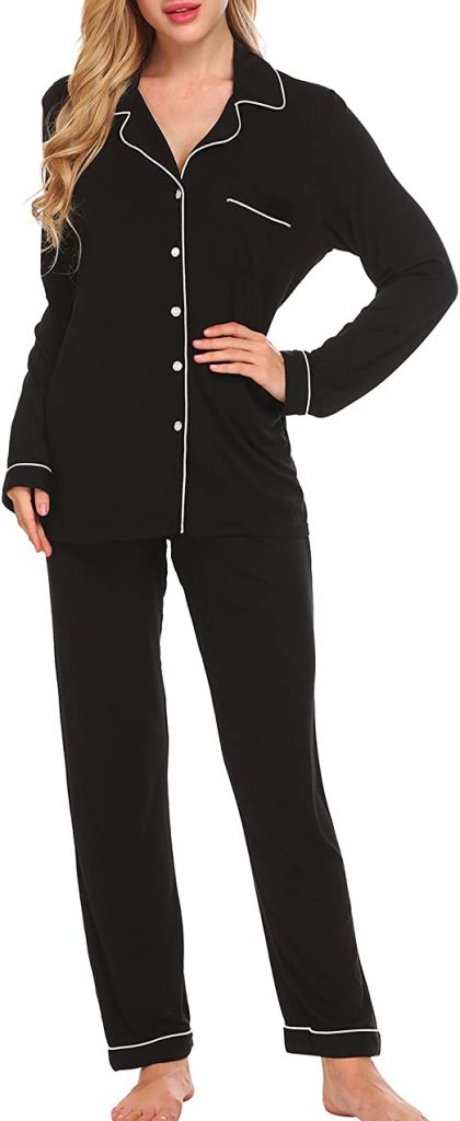 Button Down Sleepwear Set | 20+ Cute & Comfy Pajama Sets You Need To Own | Basic Housewife