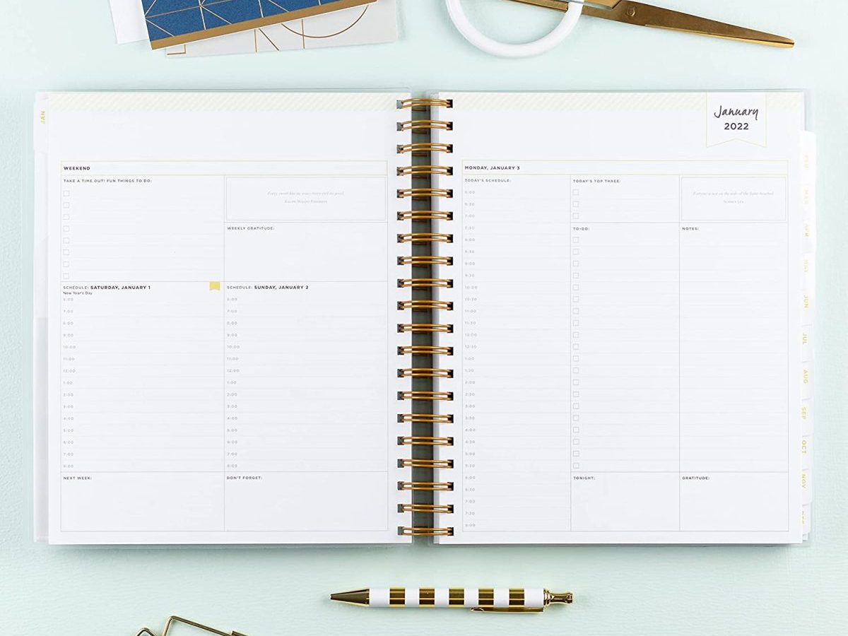 Day Designer for Blue Sky Inside | The Best Productivity Planners Guaranteed To Get Your Life Organized | Basic Housewife