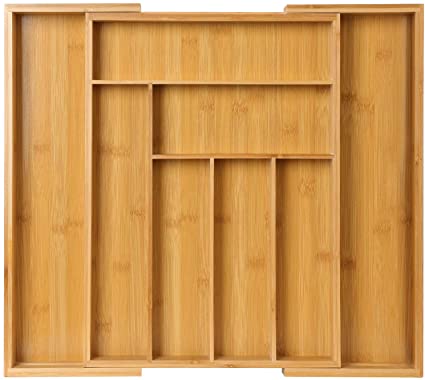 Expandable Drawer Organizer | Kitchen Drawer Storage | 30+ Kitchen Accessories & Storage Solutions To Get Organized | Basic Housewife