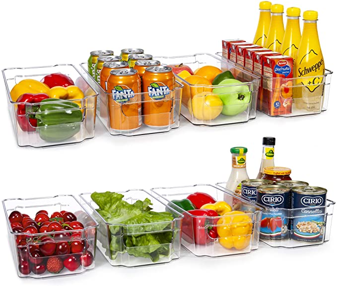 Fridge Organizer Bins | Fridge Storage | 30+ Kitchen Accessories & Storage Solutions To Get Organized | Basic Housewife