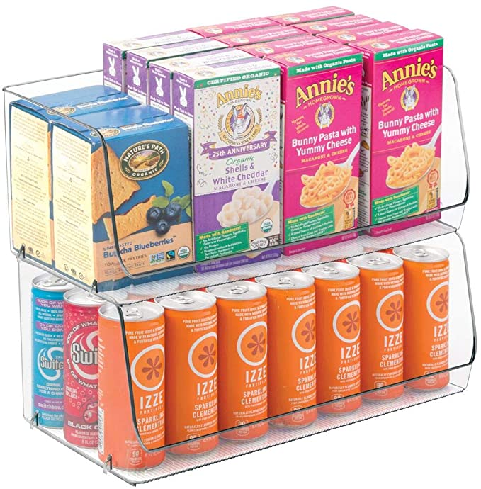 Large Stackable Food Storage | Pantry Storage | 30+ Kitchen Accessories & Storage Solutions To Get Organized | Basic Housewife