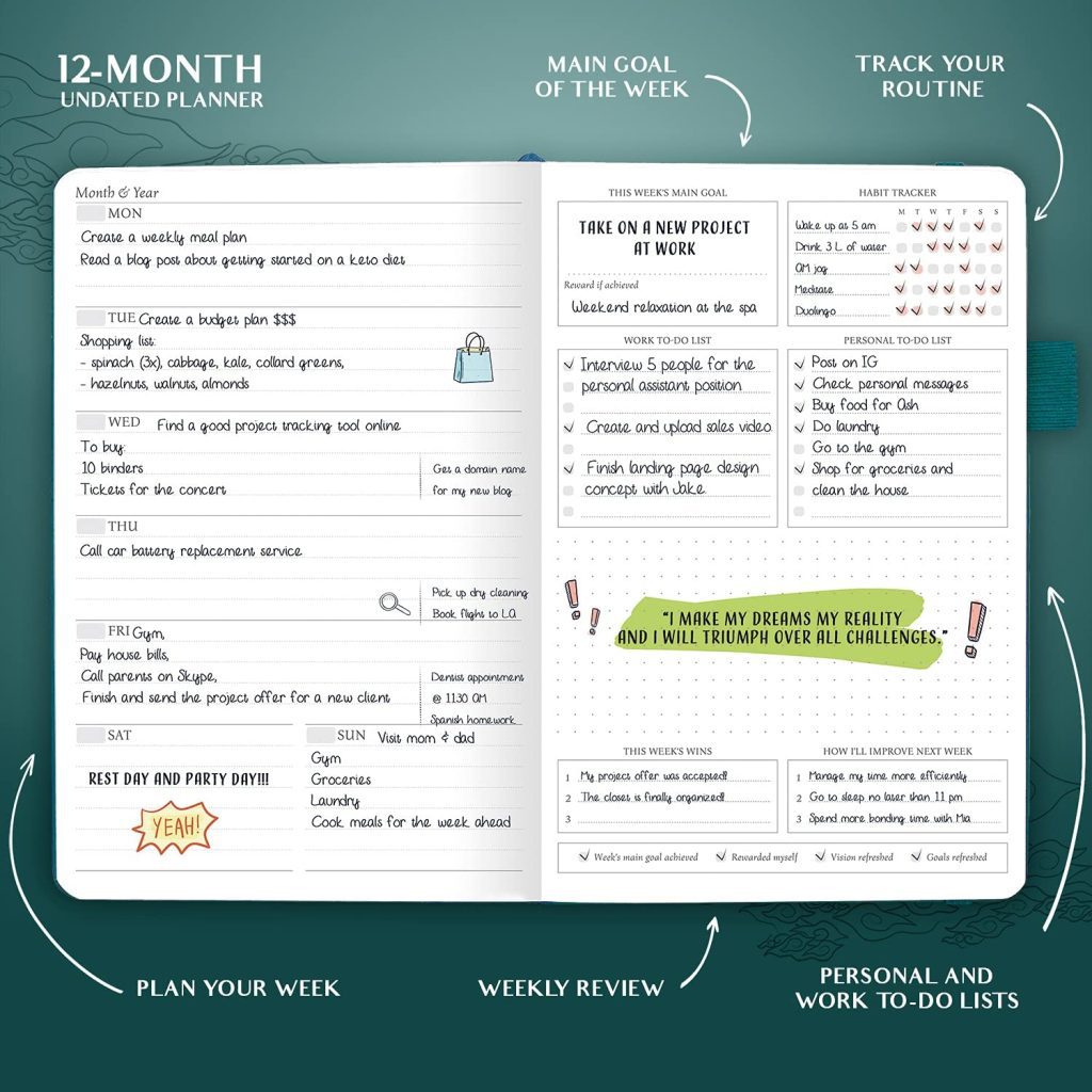 Legend Planner Inside | The Best Productivity Planners Guaranteed To Get Your Life Organized | Basic Housewife