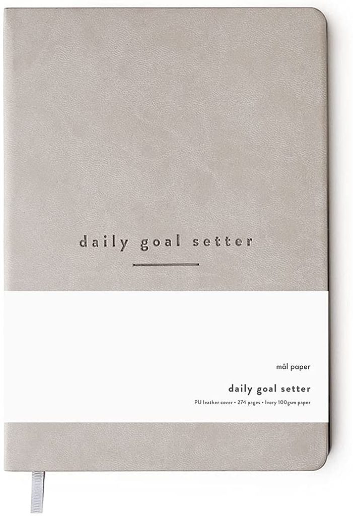 Mal Paper Daily Goal Setter Planner | The Best Productivity Planners Guaranteed To Get Your Life Organized | Basic Housewife