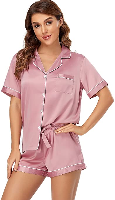Rose Short Pajama Set | 20+ Cute & Comfy Pajama Sets You Need To Own | Basic Housewife