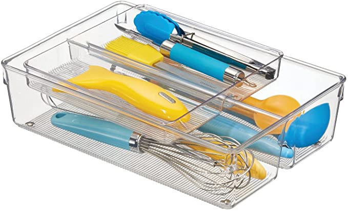 Stackable Nesting Trays | Kitchen Drawer Storage | 30+ Kitchen Accessories & Storage Solutions To Get Organized | Basic Housewife