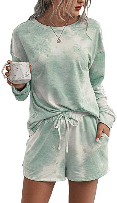 Long Sleeve Pajama Short Set | 20+ Cute & Comfy Pajama Sets You Need To Own | Basic Housewife