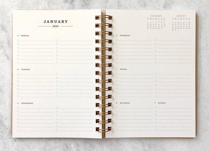Personalized Planner | The Best Productivity Planners Guaranteed To Get Your Life Organized | Basic Housewife