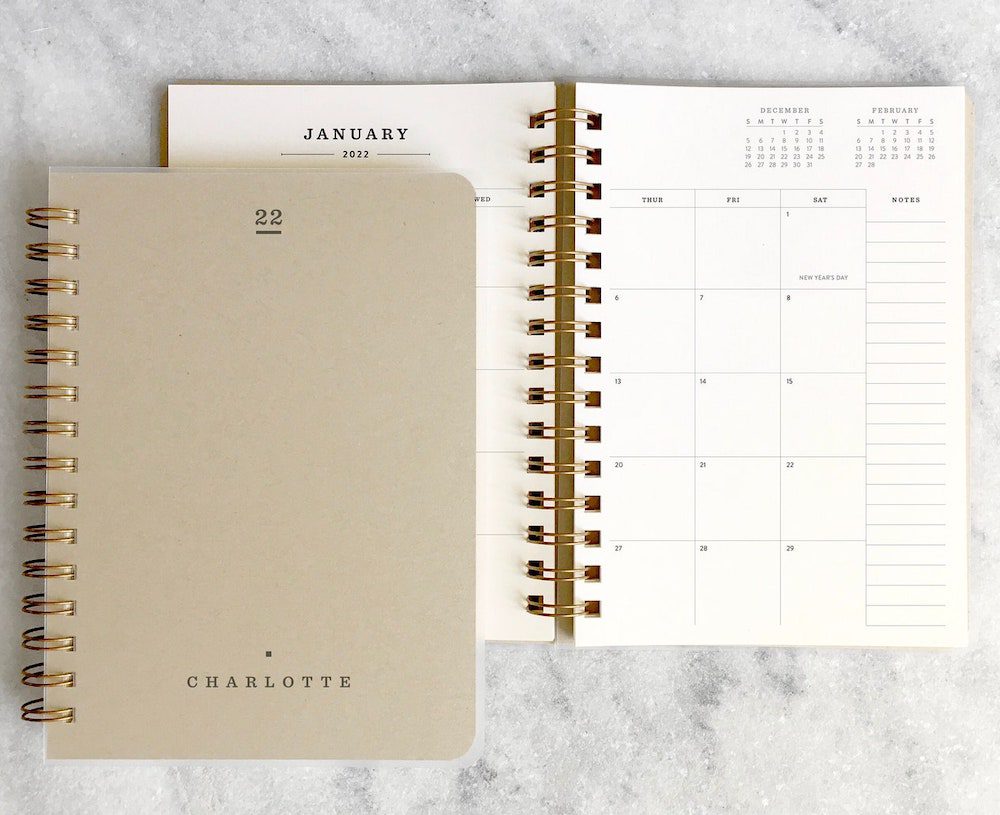 Personalized Planner | The Best Productivity Planners Guaranteed To Get Your Life Organized | Basic Housewife