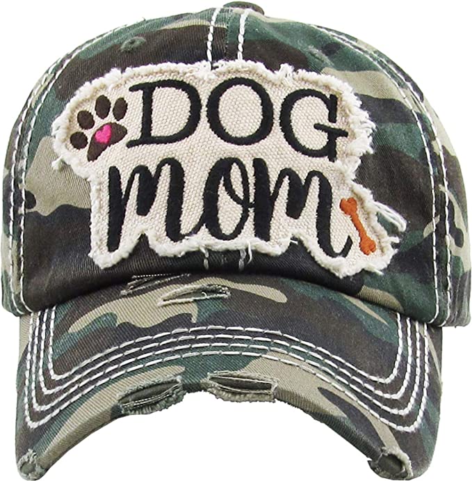 Camo Dog Mom Baseball Cap | 30+ Fun & Unique Gifts for Dog Moms | Basic Housewife