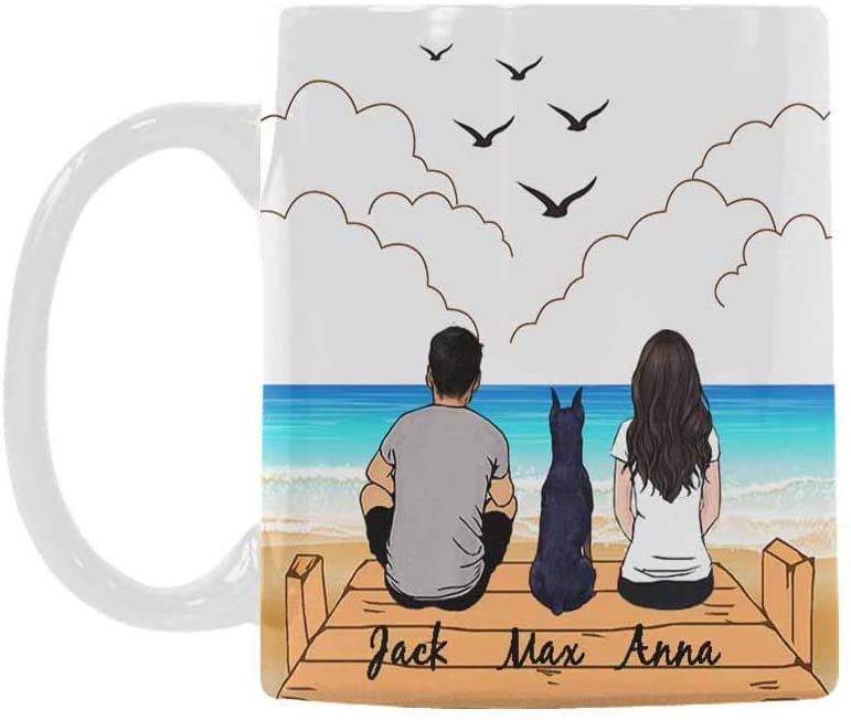 Personalized Dog Coffee Mug | 30+ Fun & Unique Gifts for Dog Moms | Basic Housewife