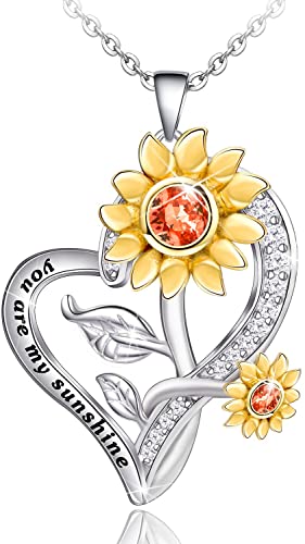 Sunflower Necklace | Valentines Gifts for Teen Girls | Basic Housewife