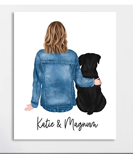 Personalized Art Print | 30+ Fun & Unique Gifts for Dog Moms | Basic Housewife