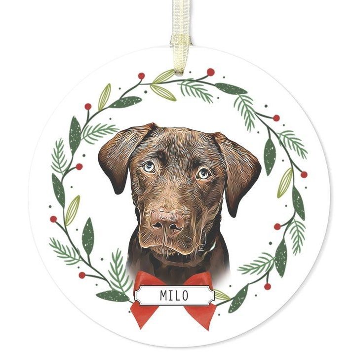 Custom Dog Ornament | 30+ Fun & Unique Gifts for Dog Moms | Basic Housewife
