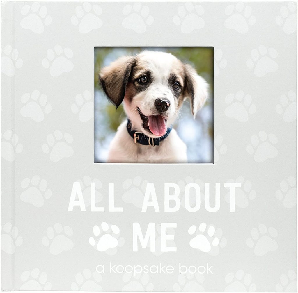 Pet Milestone Keepsake Journal | 30+ Fun & Unique Gifts for Dog Moms | Basic Housewife