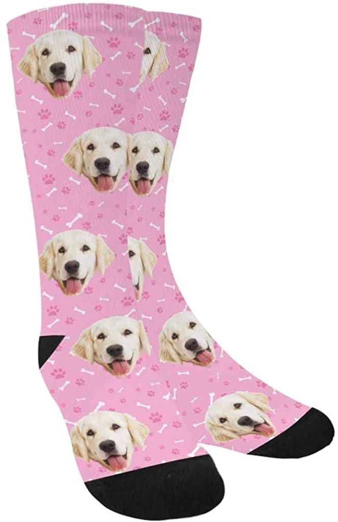 Custom Pet Face Socks | 30+ Fun & Unique Gifts for Dog Moms | Basic Housewife