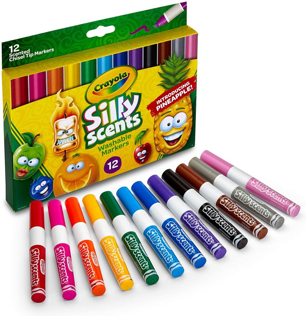 Silly Scents Scented Markers | Valentines Gifts for Kids | Basic Housewife